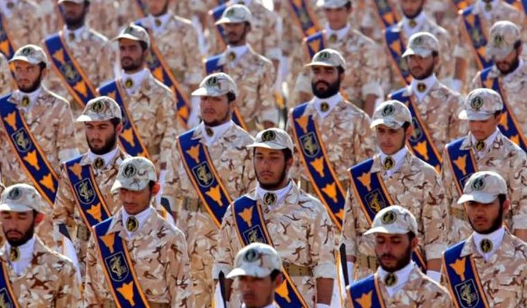 En Irán, la Guardia Revolucionaria estuvo a cargo de la defensa y los ataques. Foto EFE En Irán, la Guardia Revolucionaria estuvo a cargo de la defensa y los ataques. Foto EFE