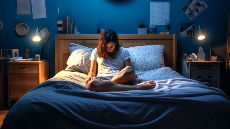 Los problemas de sueño tienen infinitas consecuencias. Foto: Imagen generada con IA