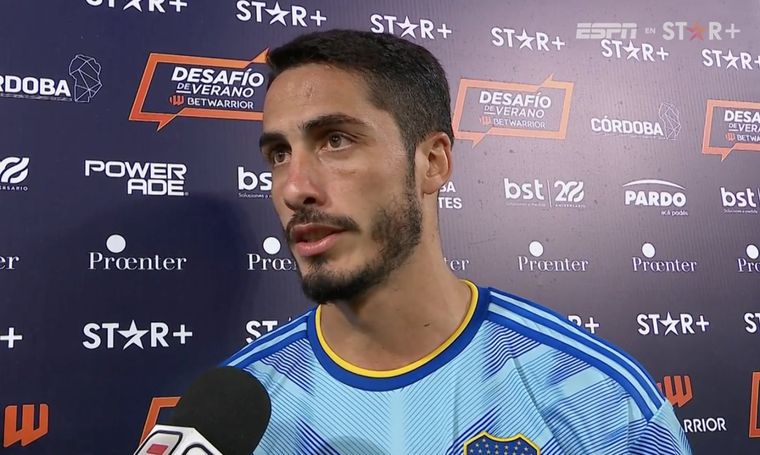 Nicolás Figal fue elegido la figura del partido. Foto: Captura