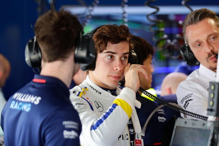 En Interlagos, Colapinto vivió un fin de semana difícil a nivel personal y deportivo. Foto: @WilliamsRacing