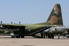 Imagen ilustrativa. El hércules TC-66 interrumpió el viaje a Dinamarca por una falla técnica y regresó a El Palomar para mantenimiento.