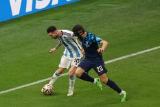 Josko Gvardiol Fue bailado por Messi y el Manchester City pagaría 110 millones de libras por él. Foto: EFE