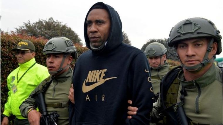 Jhon Viáfara fue arrestado en marzo de 2019 en Cali, Colombia.