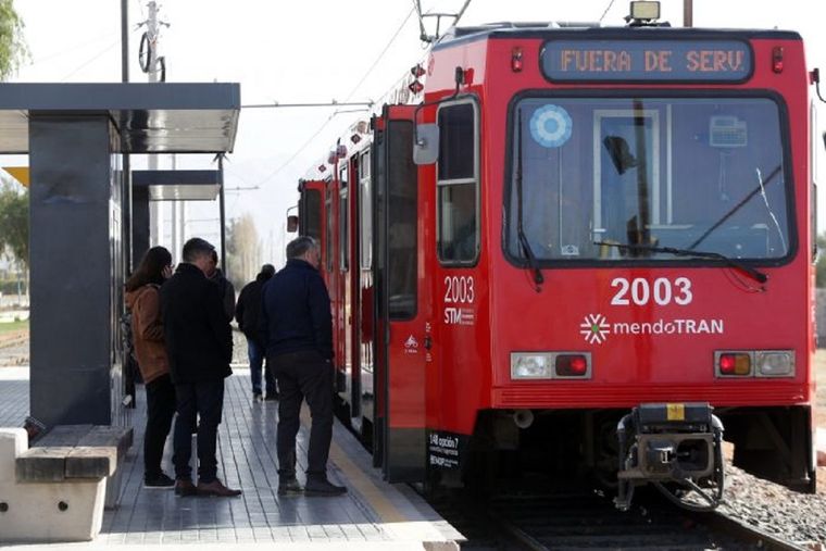 El Metrotranvía de Mendoza sumó nuevas duplas. Foto: Gobierno de Mendoza
