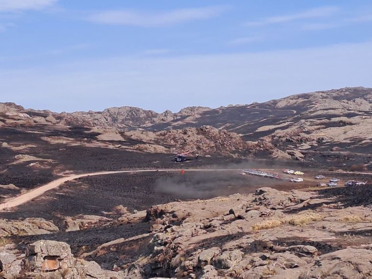 El incendio en el Parque Nacional Quebrada del Condorito, en la provincia de Córdoba, afectó a más de 6.000 hectáreas. 