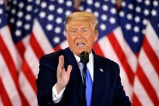 El presidente Donald Trump se declaró ganador de las elecciones sin que haya terminado el conteo.