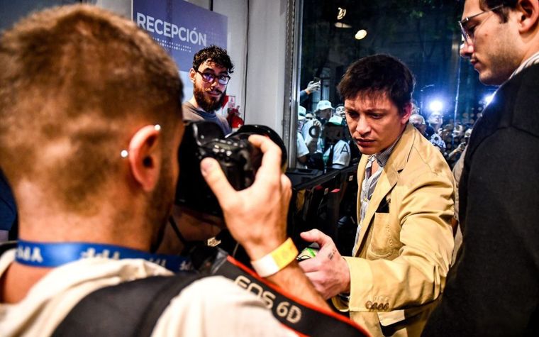 El momento de tensión durante el último debate a legisladores porteños Foto: Shok.