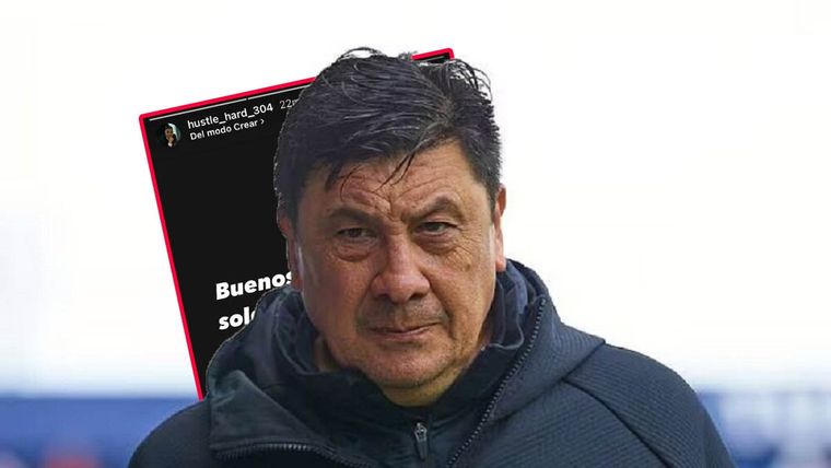 El argentino se posó en el centro de la escena.