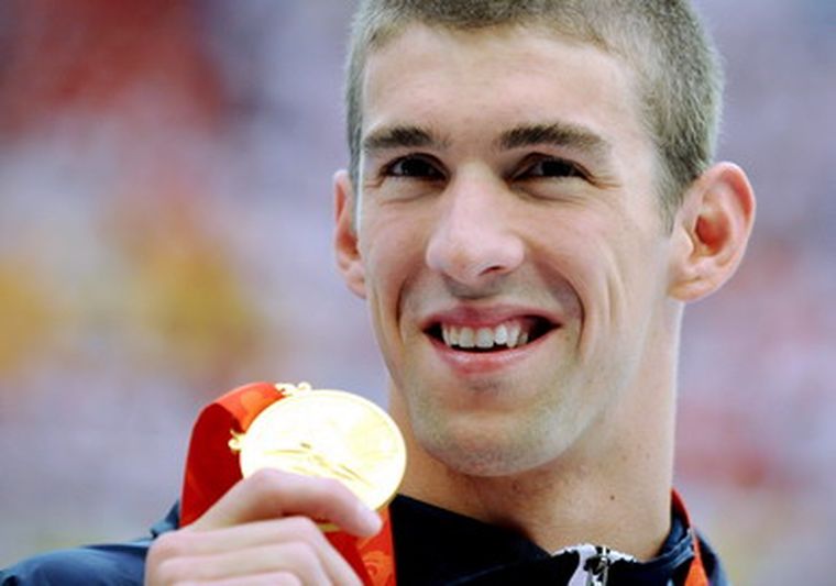 Phelps conquistó el oro con récord mundial. Foto: EFE