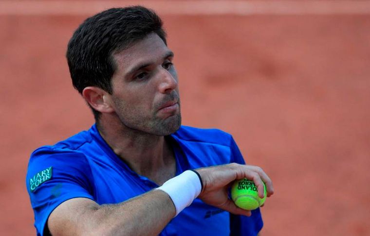 Delbonis cayó en segunda ronda de Roland Garros ante Andrey Rublev, 7 del mundo, por 6-3, 3-6, 6-2 y 6-3. Foto: Foto: archivo