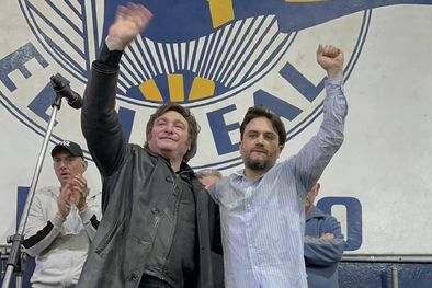 MDZol | Legislador y candidato. Ramiro Marra y Javier Milei. Foto: Twitter Ramiro Marra