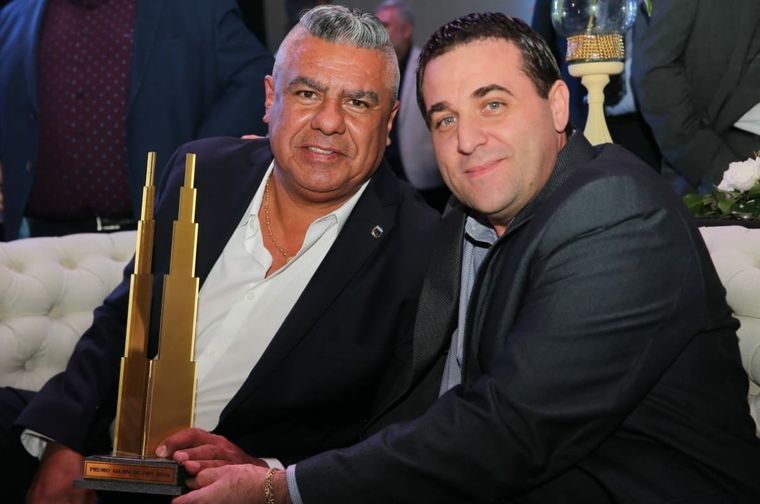 Claudio Tapia y Pablo Toviggino. AFA Foto: AFA