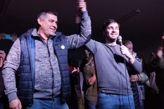 César Salamín junto a Nacho Torres en plena campaña