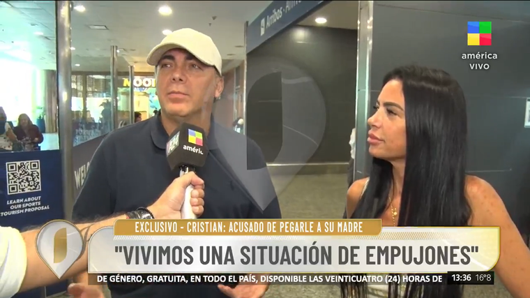 Cristian Castro habló sobre los supuestos golpes a su madre. Foto: captura de video/ América TV. Cristian Castro habló sobre los supuestos golpes a su madre. Foto: captura de video/ América TV. 
