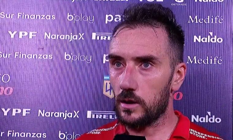 El futbolista habló post partido. Foto: Captura