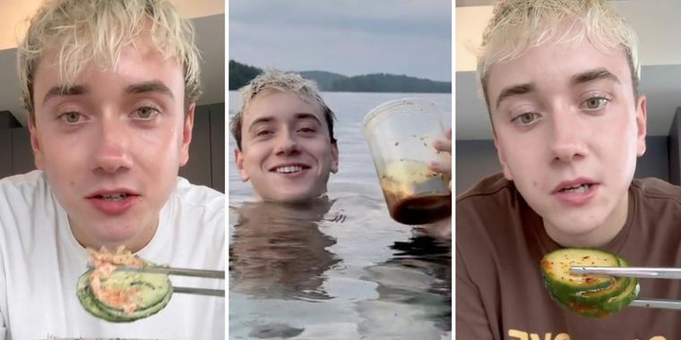 Una forma divertida y nutritiva de comer pepino. Foto: Archivo