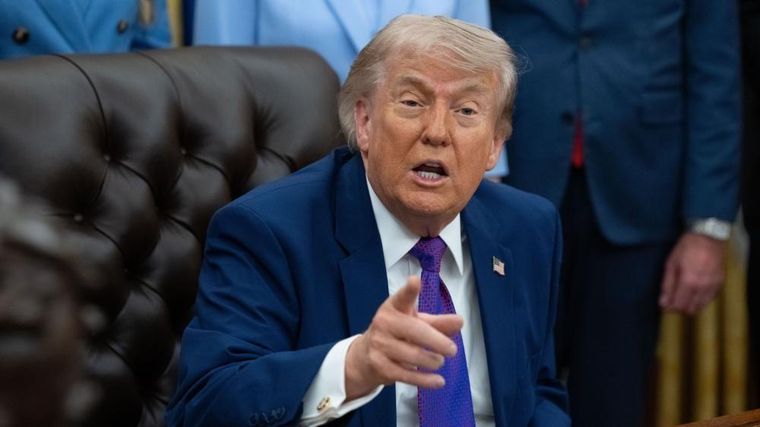 El presidente Donald Trump calificó de "basura" una propuesta de Irán para finalizar la guerra.
