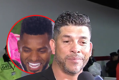 El DT del elenco tucumano habló sobre su pelea con el delantero del Millonario.