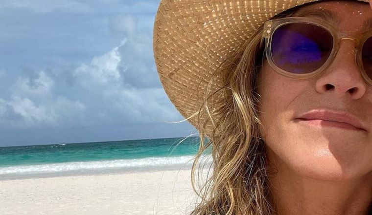 Vacaciones La actriz disfrutó unos días de playa y lució su figura.