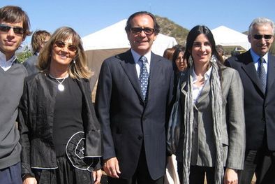 MDZol | Antonio Pulenta (h), Ana María Tonelli, Antonio Pulenta, María José Pulenta y Jorge Faccas mostraron su orgullo y felicidad por el nuevo proyecto. Foto: Gentileza