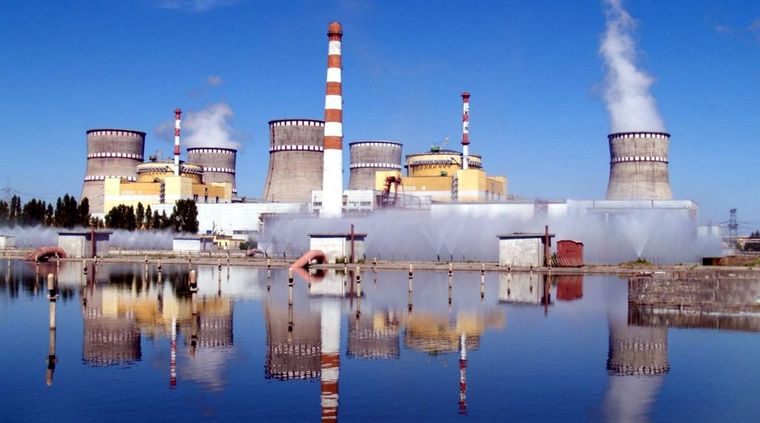 La central tomada por los rusos. Foto: Engineering.