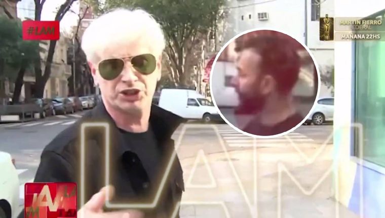 La furia de Juan Di Natale con el notero de LAM.