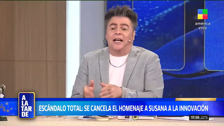 Afirman que cancelaron el homenaje a Susana Giménez. Foto: captura de video/ América TV. Afirman que cancelaron el homenaje a Susana Giménez. Foto: captura de video/ América TV. 