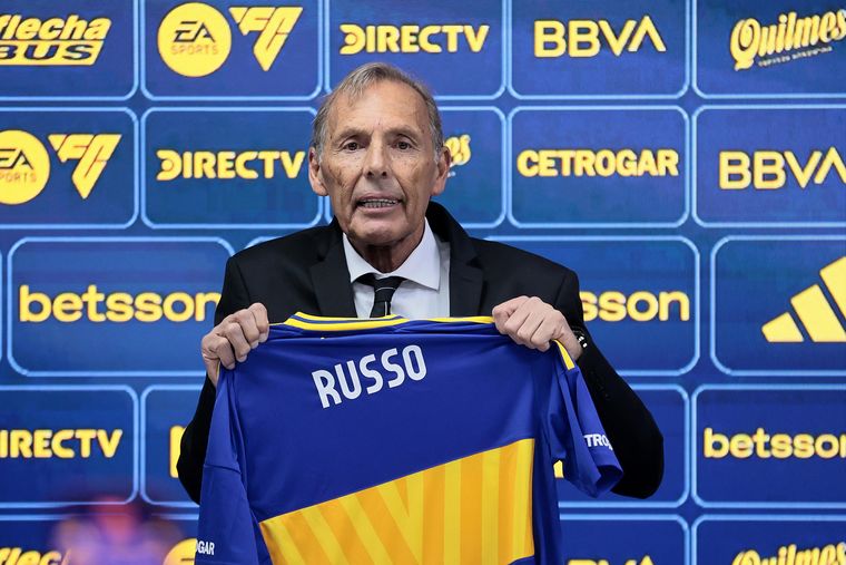 La presentación de Russo generó todo tipo de emociones en el mundo Boca.