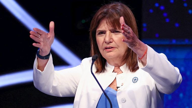 Patricia Bullrich presionó al Gobierno para que se expida sobre los ataques contra Israel Foto: NA