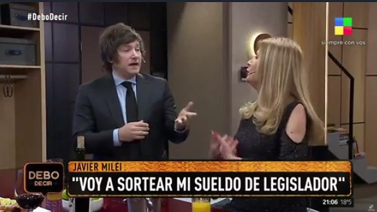 Javier Milei y Merces Ninci discutieron por las propuestas del economista liberal.