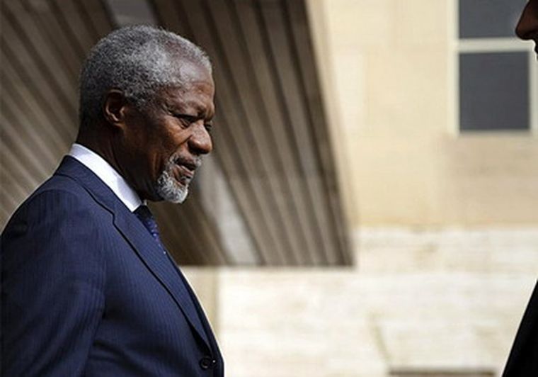 Kofi Annan, enviado especial de la ONU.