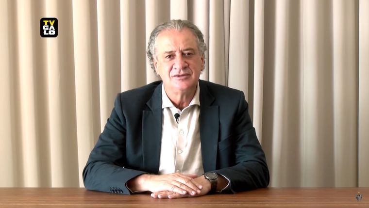 Sergio Coelho, presidente del Atlético Mineiro Foto: TV Galo