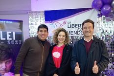 Martín Arrieta, Lourdes Arrieta y Martín Litvinchuk.