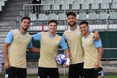 Tanto la camiseta como el resto de la indumentaria de la Selección argentina tienen unas ligeras diferencias respecto de la que utilizan habitualmente. Foto: @Argentina