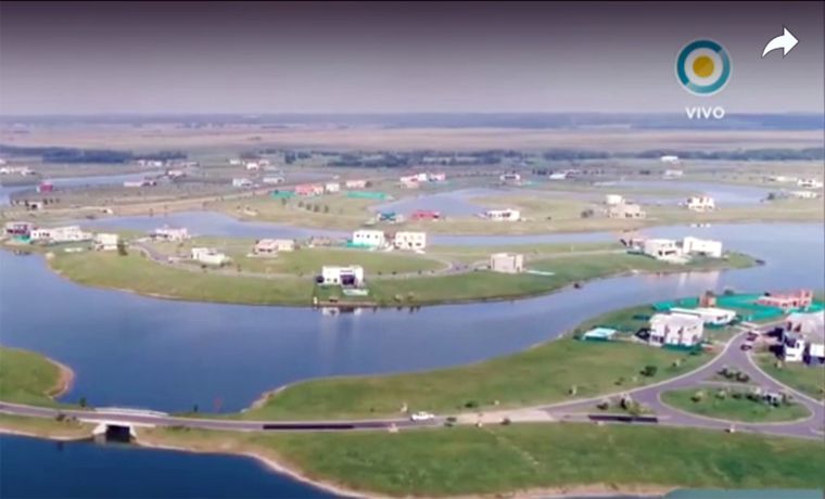 Imagen: Country en Pilar, provincia de Buenos Aires. Foto: Televisión Pública Noticias