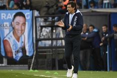 Costas se mostró contento con el triunfo de Racing ante Boca. Foto: FotoBaires Costas se mostró contento con el triunfo de Racing ante Boca. Foto: FotoBaires
