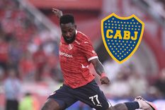 Álvaro Angulo calentó la previa del duelo ante Boca en la Bombonera. Foto: @Independiente y Paladar Negro Álvaro Angulo calentó la previa del duelo ante Boca en la Bombonera. Foto: @Independiente y Paladar Negro