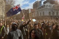 Frente al Parlamento, en Melbourne. Foto: GETTY IMAGES