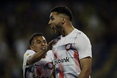 Bustos marcó el gol del triunfo. Foto: @SanLorenzo Bustos marcó el gol del triunfo. Foto: @SanLorenzo