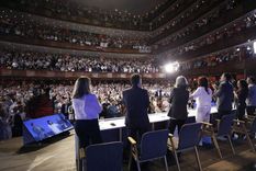 Clamor La militancia esperaba un anuncio más contundente de cara a las elecciones. Foto: TELAM