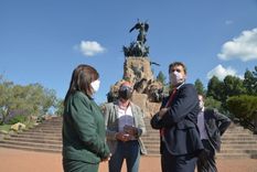 Matías Lammens en el Cerro de la Gloria, en Mendoza. Foto ilustrativa. Foto: Prensa Gobierno de Mendoza