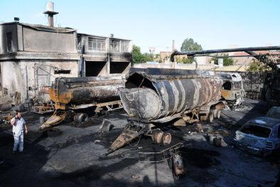 MDZol | En el depósito hallaron sustancias que no podían estar allí. Foto: Nacho Gaffuri / MDZ