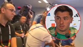 Brahim Díaz, atónico: dos periodistas se pelearon en medio de su conferencia.