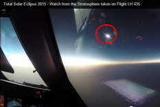 ¿como se vio el eclipse solar de este mes desde un vuelo comercial?