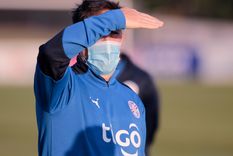 El Toto se cansó. Foto: Selección paraguaya
