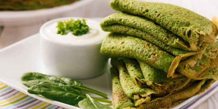 Crepes de espinaca Foto: pixabay