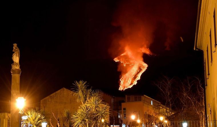 volcán Etna El volcán Etna es uno de los más activos del mundo. Foto: Efe.