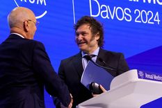 Las palabras de Milei resonaron en varios rincones del mundo Foto: NA