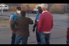 video: un empleado municipal agredio a un agente de transito en tupungato
