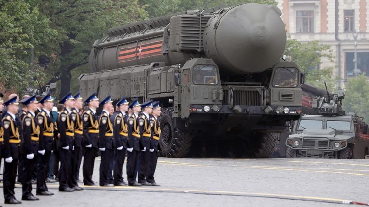 Rusia, potencia mundial en cuanto a armas nucleares. Foto: Rtve.